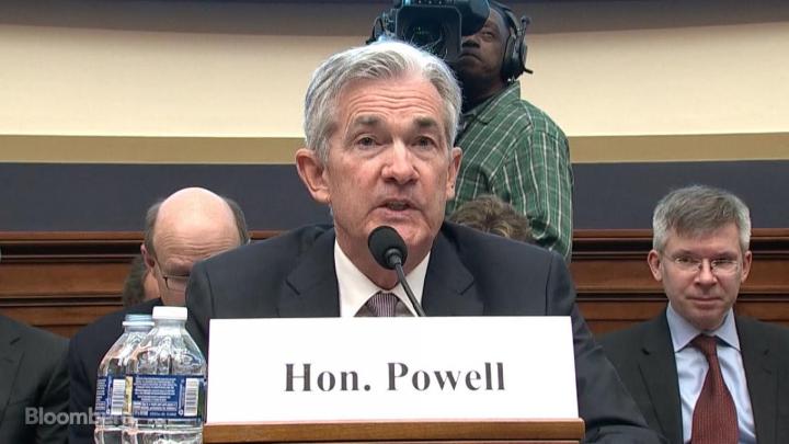 Chairman Powell speaks to Senate Banking Committee