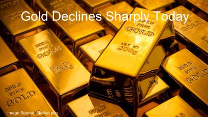 Gold is up on the month but down over $50 on the week